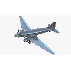 Vintage Airliner 3D model